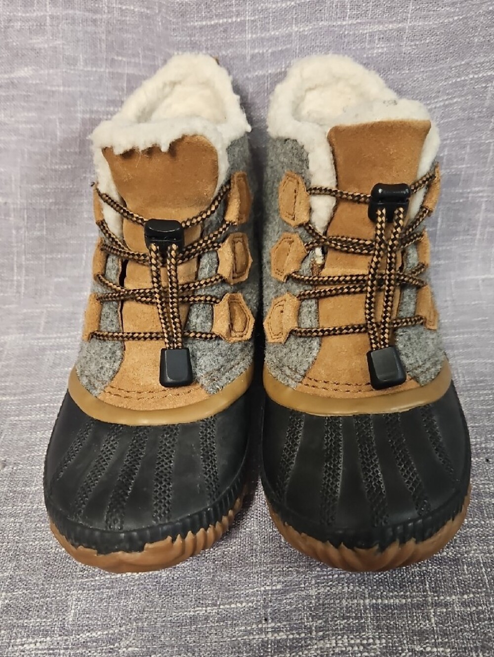 Sorel Youth Out 'N About Plus Felt Waterproof Duck Boots Size 3Y - Picture 4 of 9